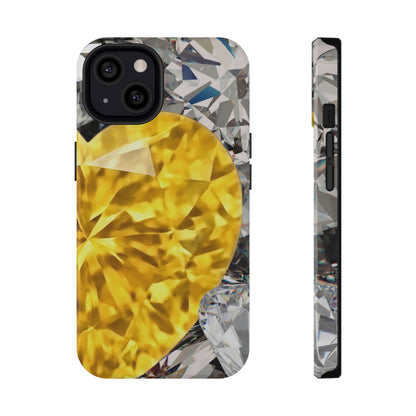 Impact-Resistant Phone Case – Heart of Gold