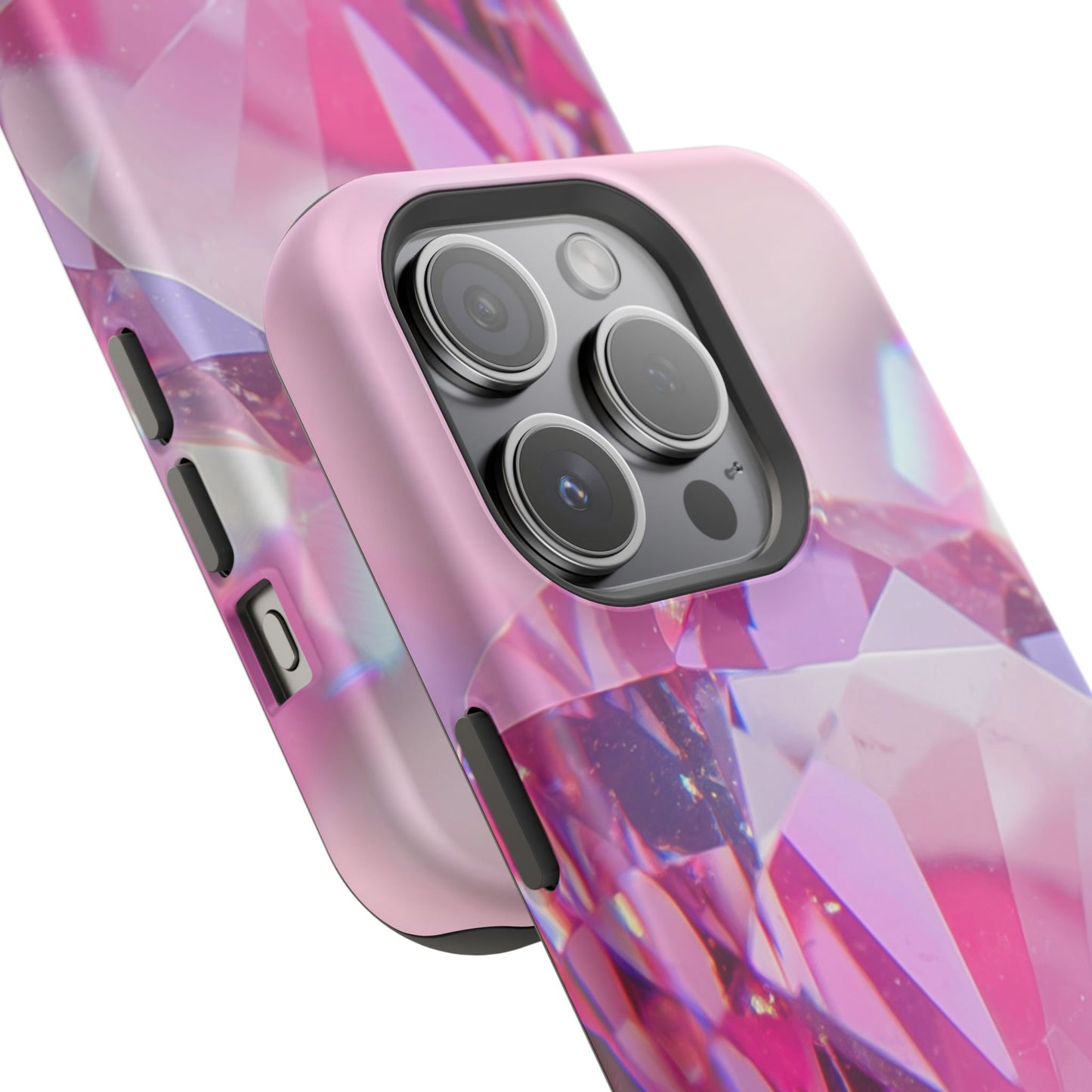 Impact-Resistant Phone Case – Pink Ice