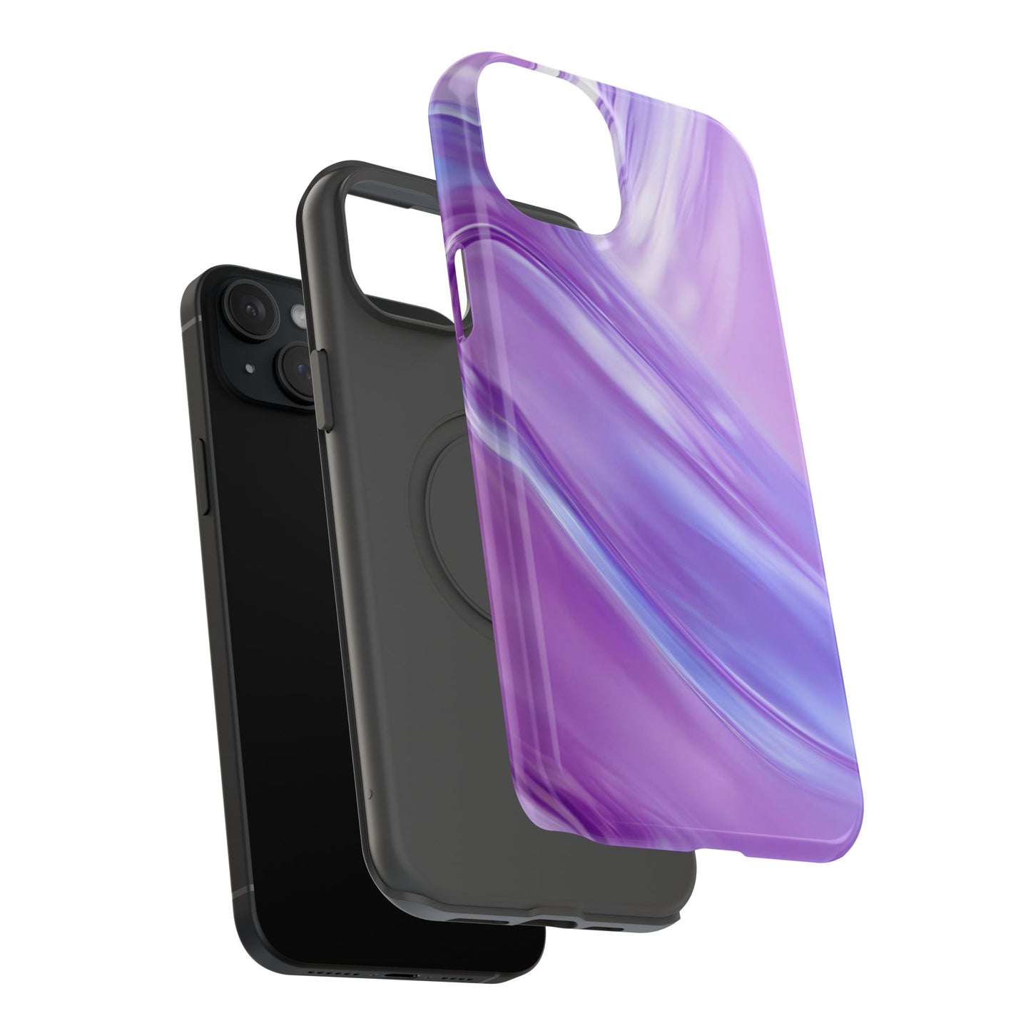 Impact-Resistant Phone Case – Lavender Wave