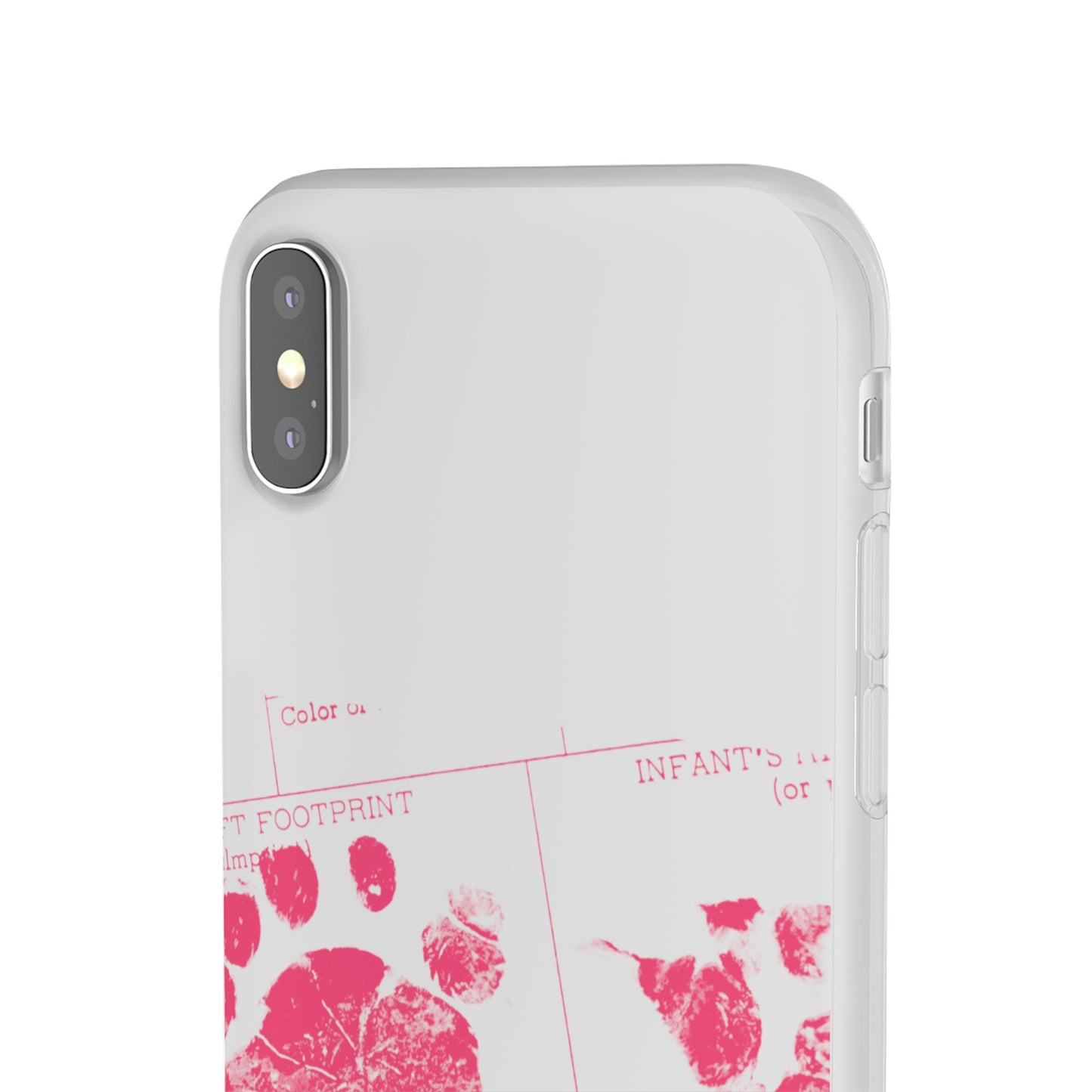 Flexi Case – Mom’s Little Pink Footprints