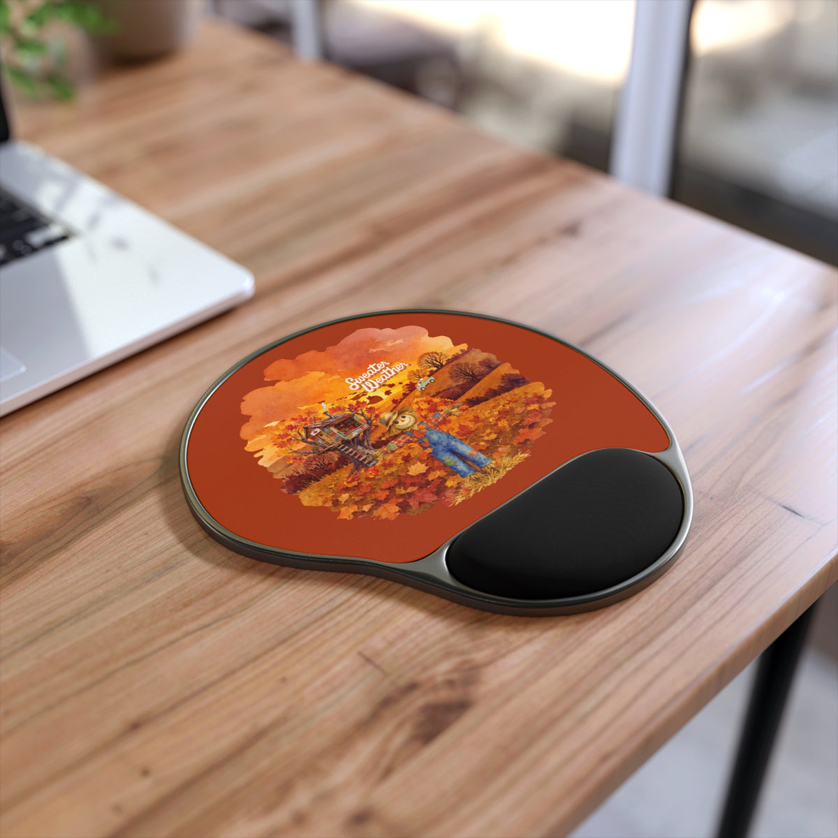 Ergonomic Mouse Pad – Sweater Weather