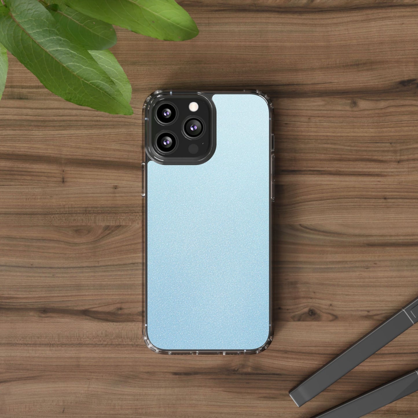 Clear Phone Case – Blue Whisper