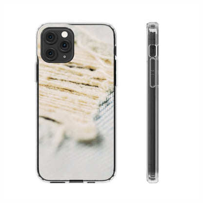 Clear Phone Case – Woven Warmth
