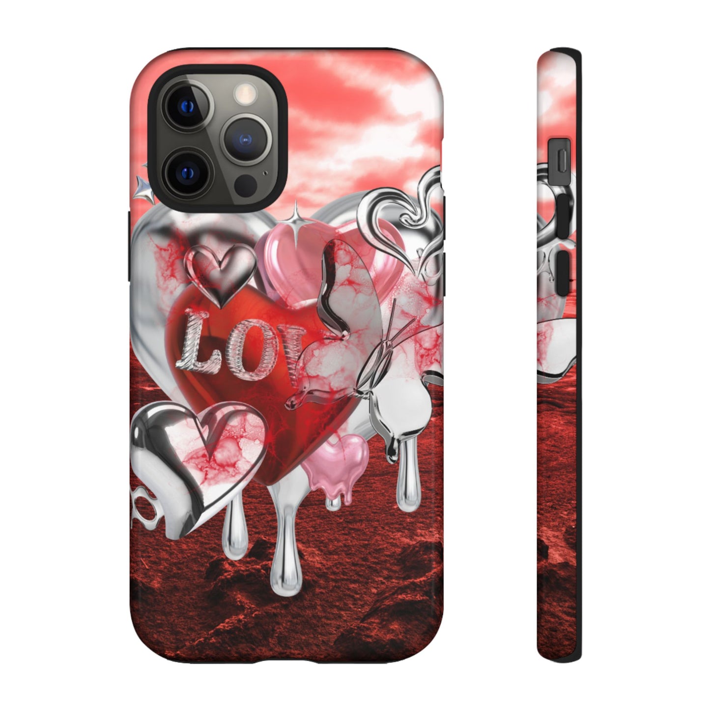 Protective Phone Case – Chrome Love