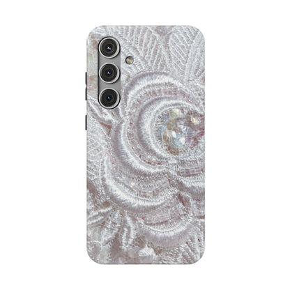 Impact-Resistant Phone Case – Lace Veil