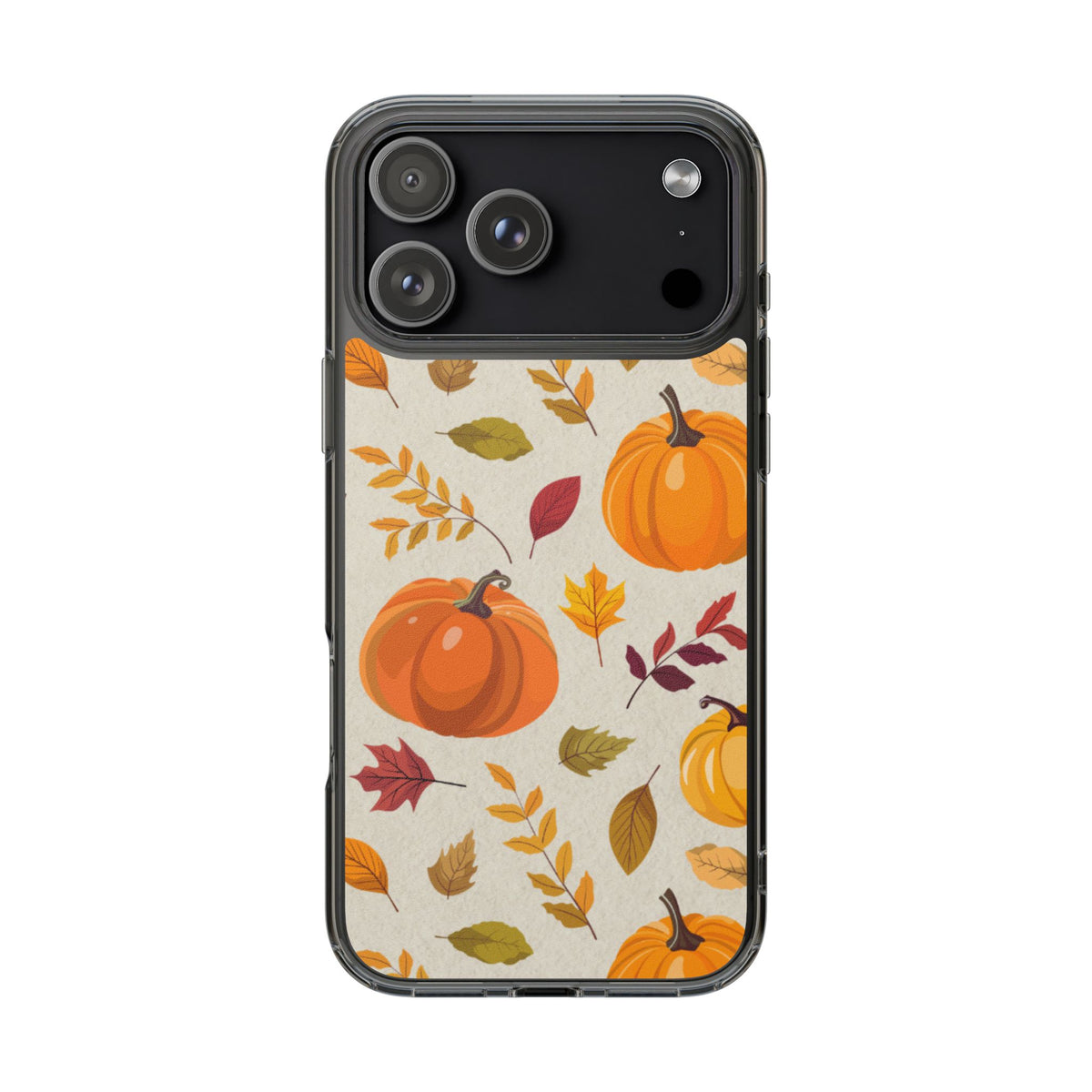 Clear Phone Case – Falling for Pumpkin
