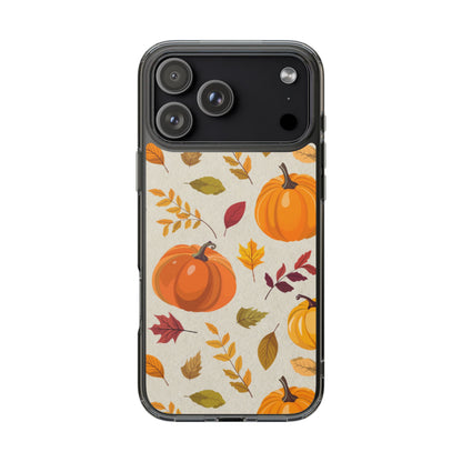 Clear Phone Case – Falling for Pumpkin