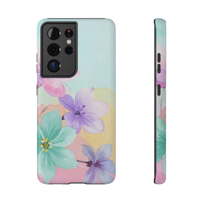 Impact-Resistant Phone Case – Water Petal