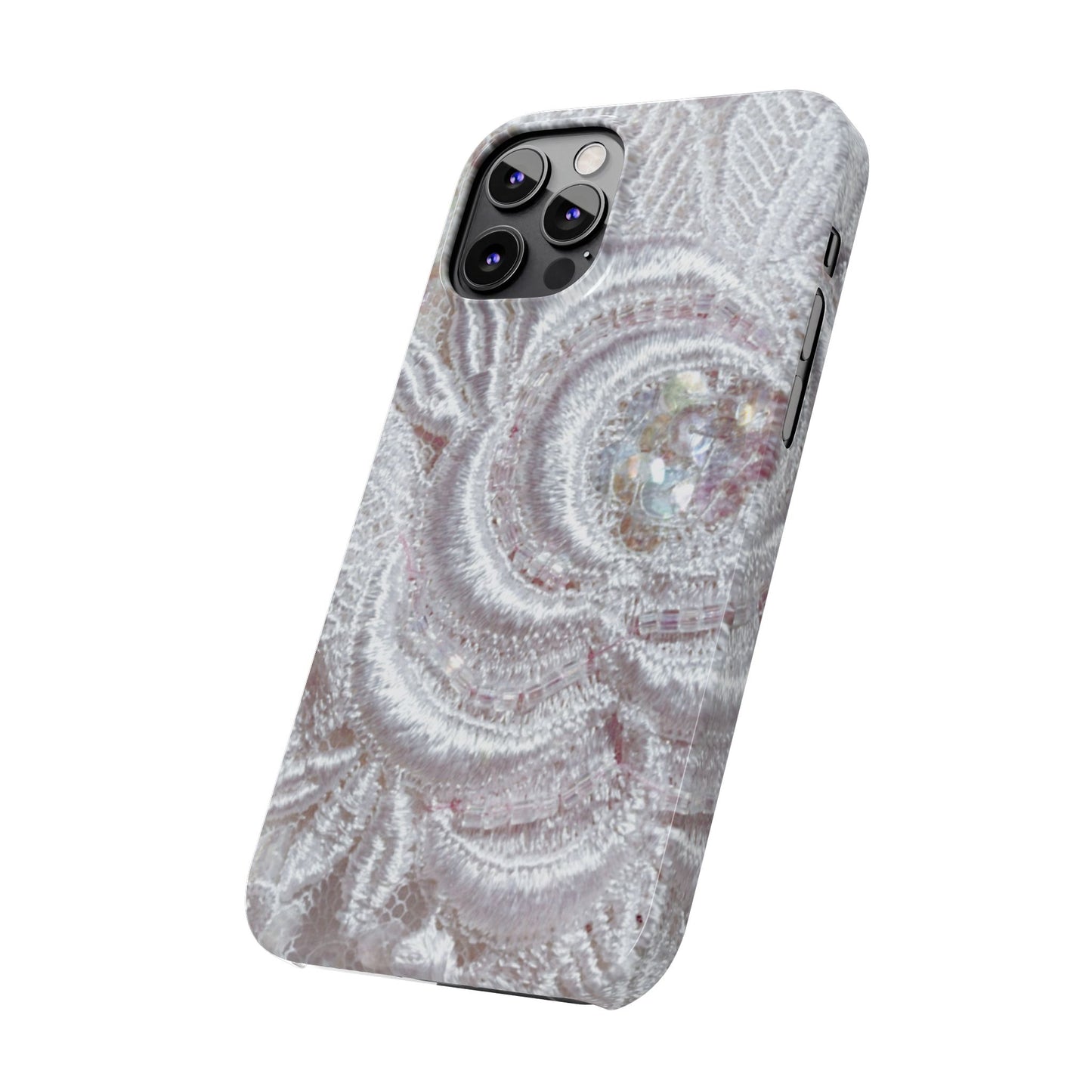 Slim Phone Case – Lace Veil