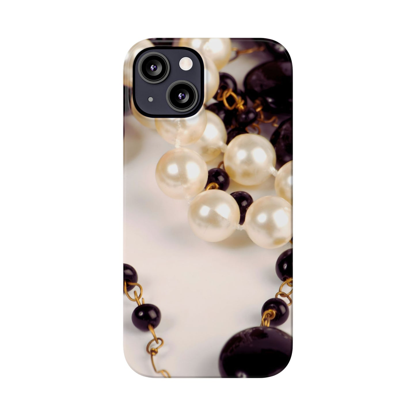 Slim Phone Case – Noir Pearl