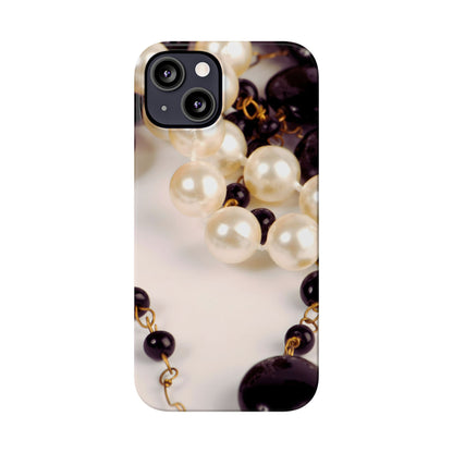 Slim Phone Case – Noir Pearl