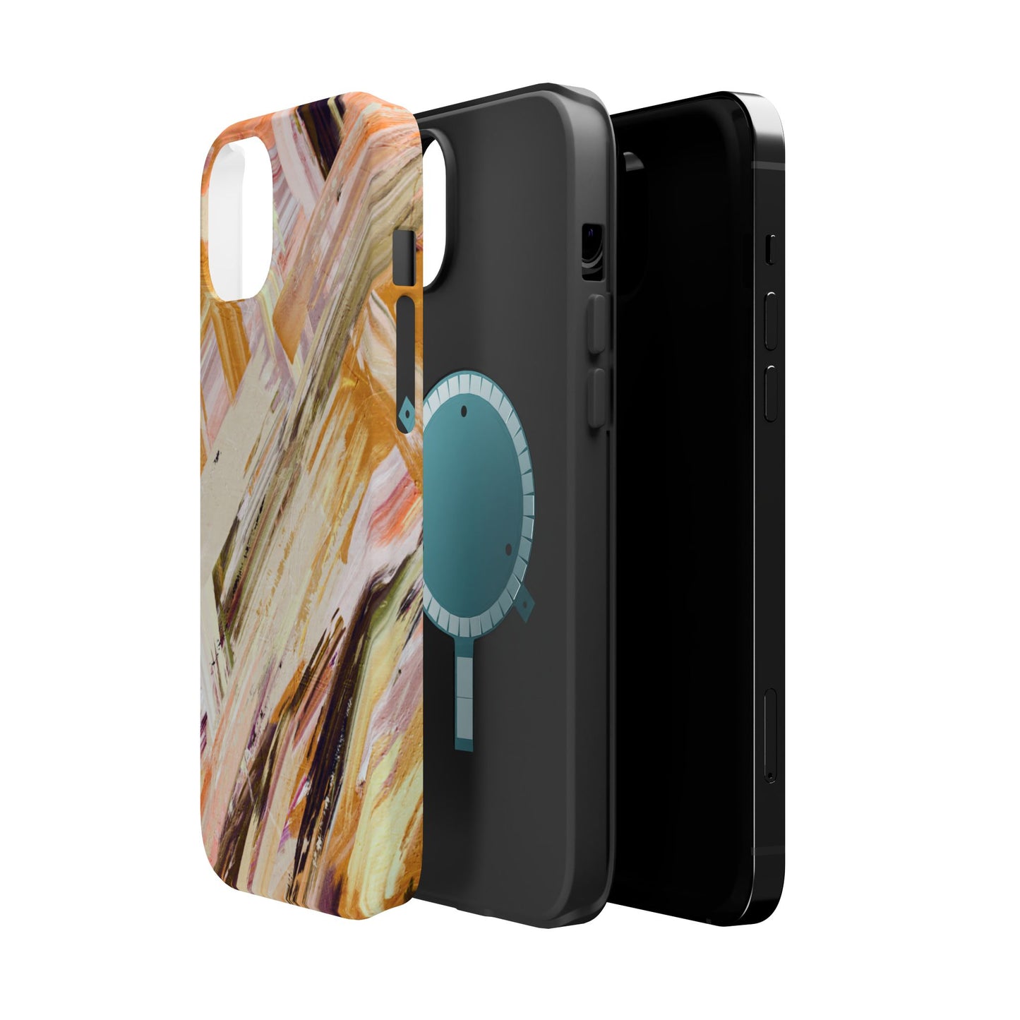 Wireless-Charging Compatible Case – Brush & Bronze