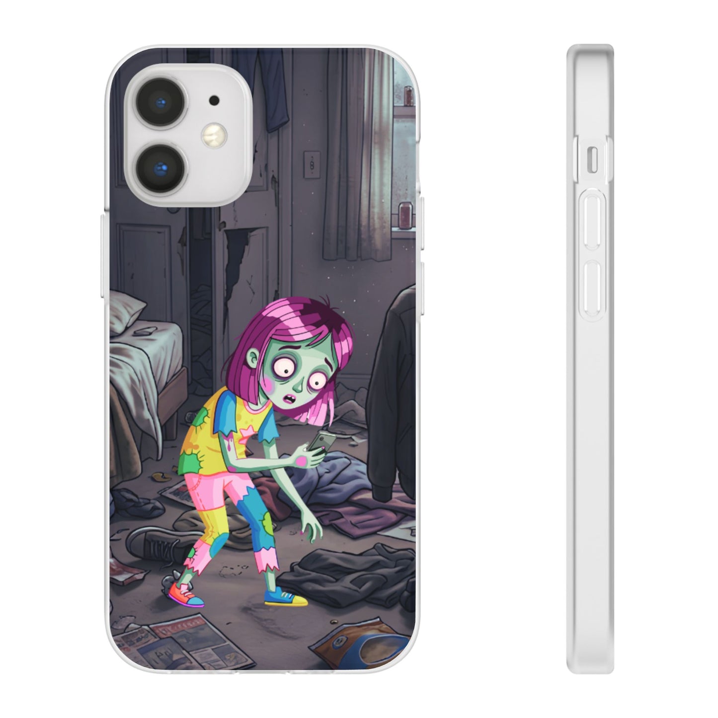 Zombie Girl Phone Case — Cute Creepy Cartoon Phone Cover