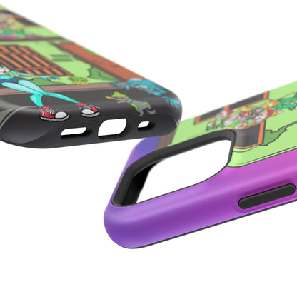 Zombie Arcade Phone Case — Colorful Cartoon Horror Impact-Resistant iPhone Cover