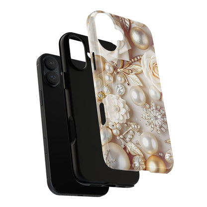 Protective Magnetic Phone Case – Ivory Opulence