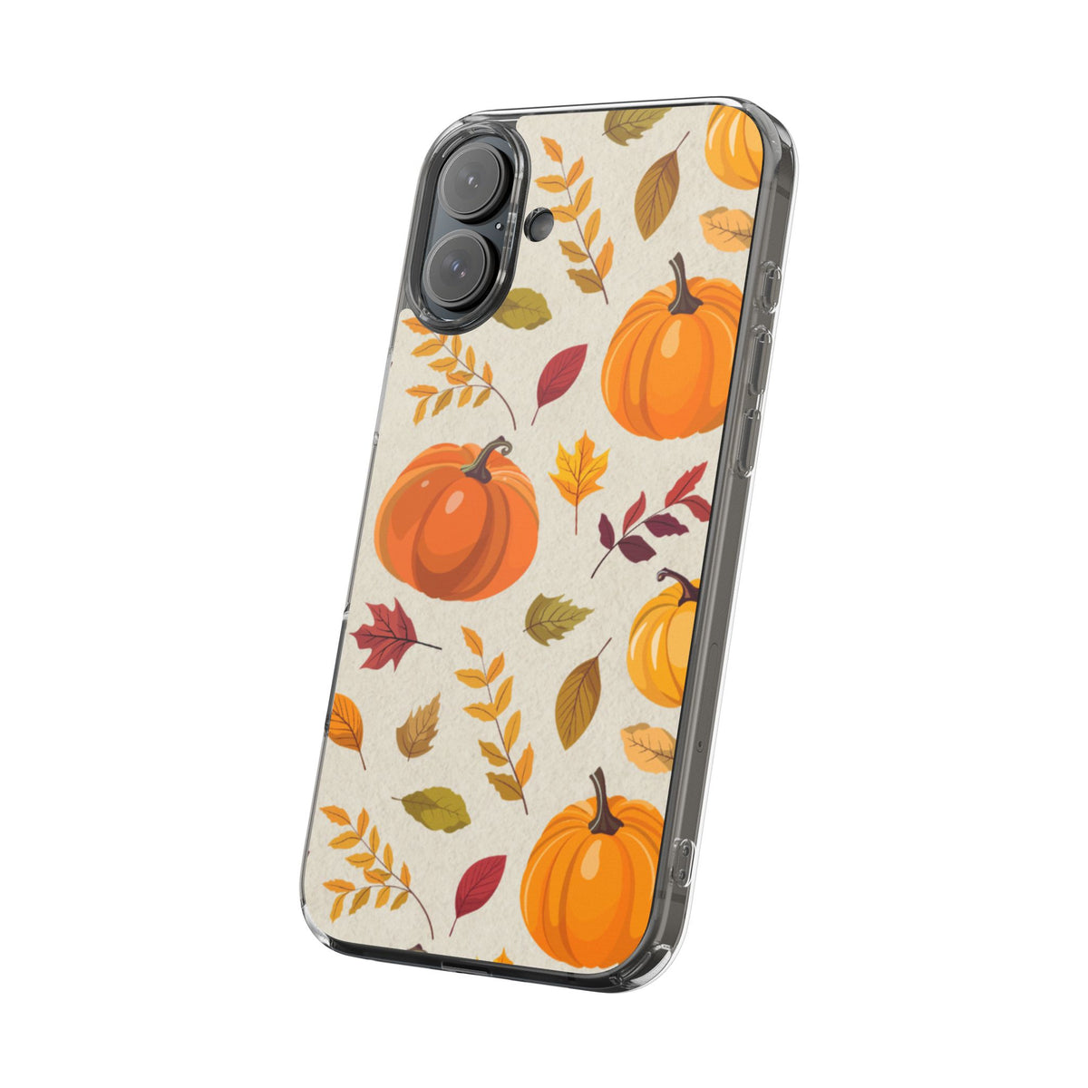 Clear Phone Case – Falling for Pumpkin
