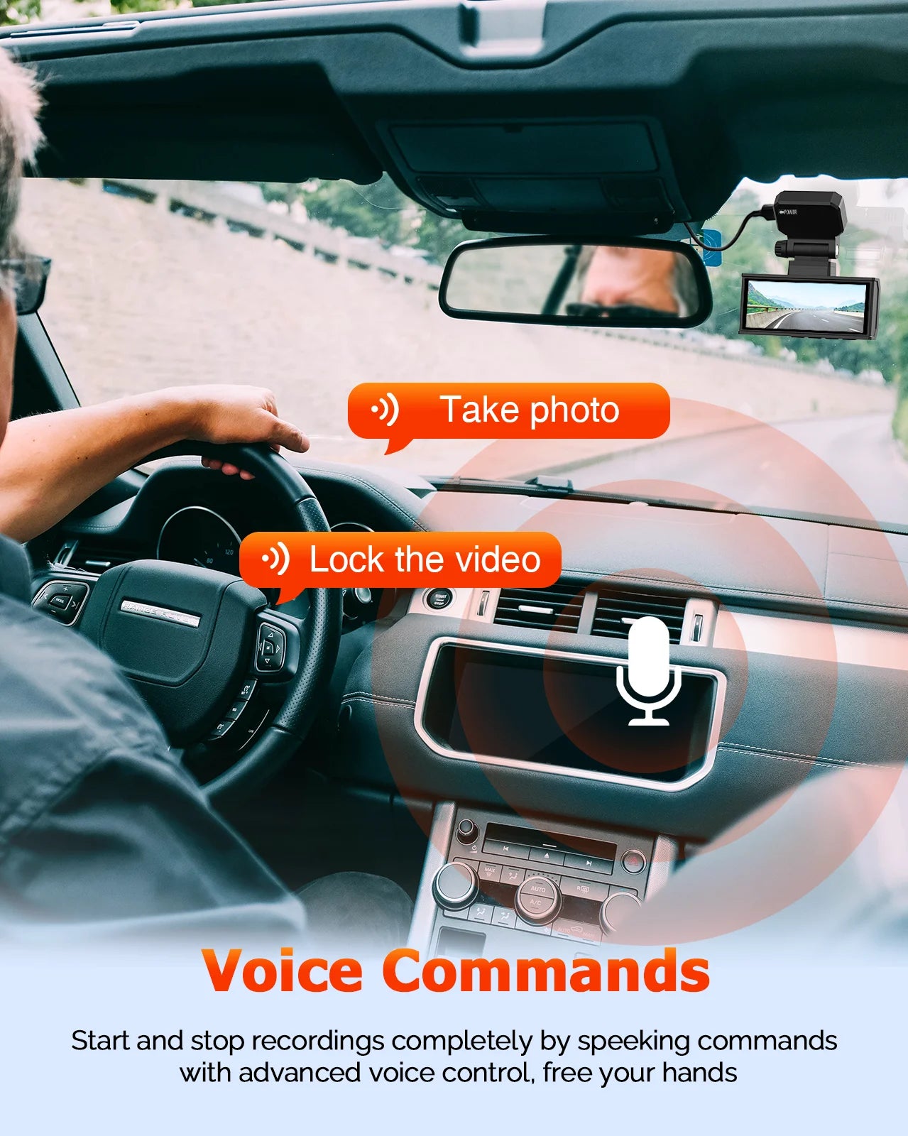 Dash Cam Front and Rear, Dual Car Camera 5Ghz Wifi with GPS, Dash Camera for Cars with 128G SD Card, G-Sensor, APP, Night Vision