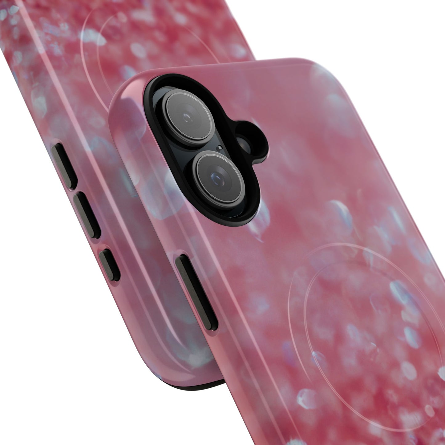 Protective Magnetic Phone Case – Rosé Sparkle