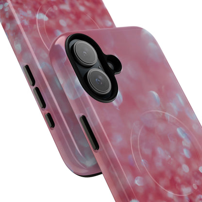 Protective Magnetic Phone Case – Rosé Sparkle