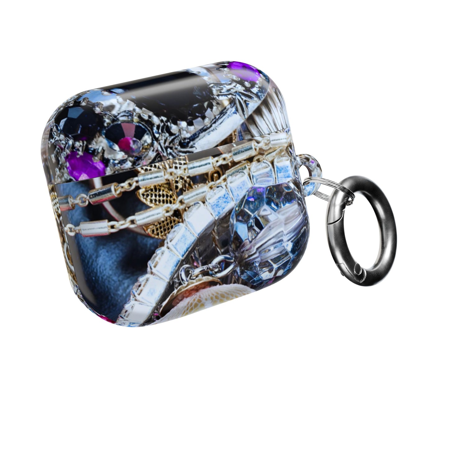 Earbud Case Cover – Chrome Jewel