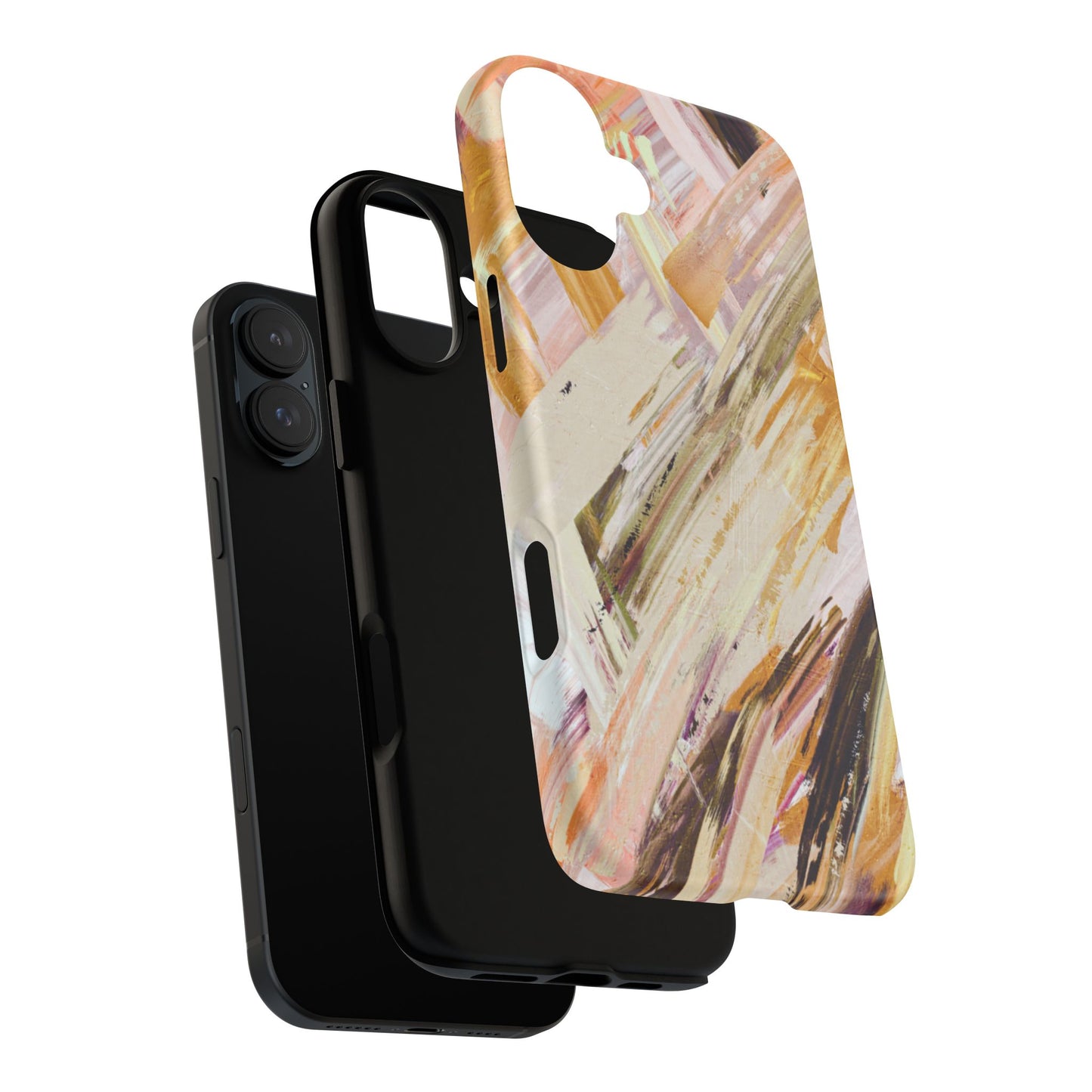 Protective Phone Case – Brush & Bronze