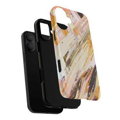 Protective Phone Case – Brush & Bronze