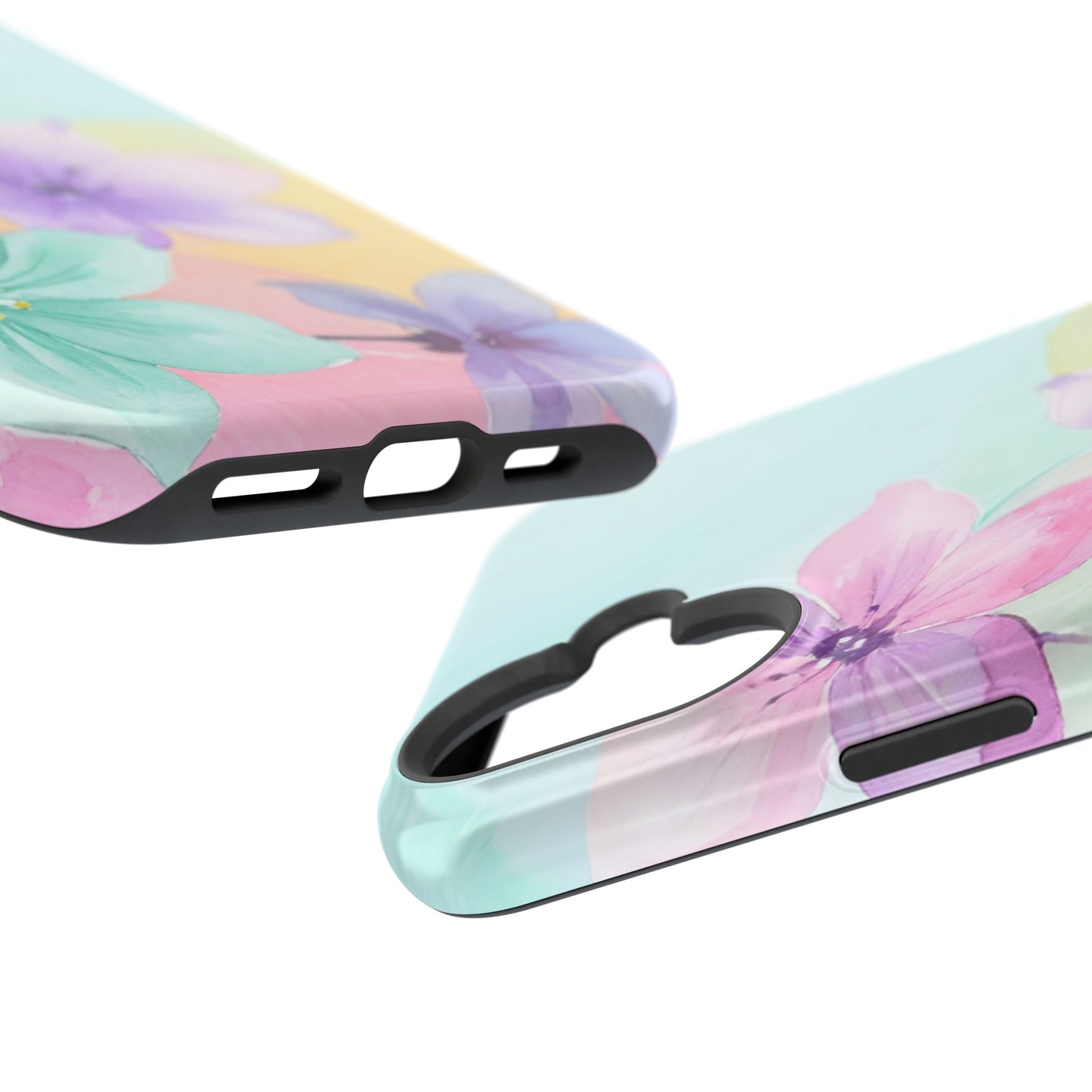 Impact-Resistant Phone Case – Water Petal