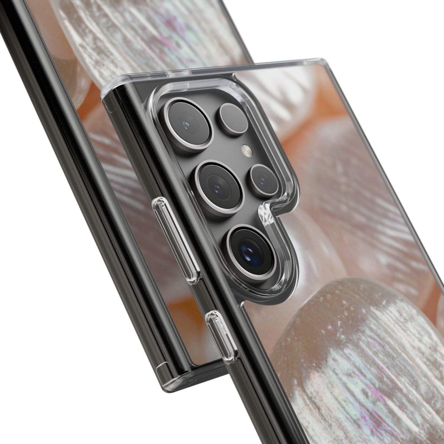 Clear Phone Case – Blush Pearl