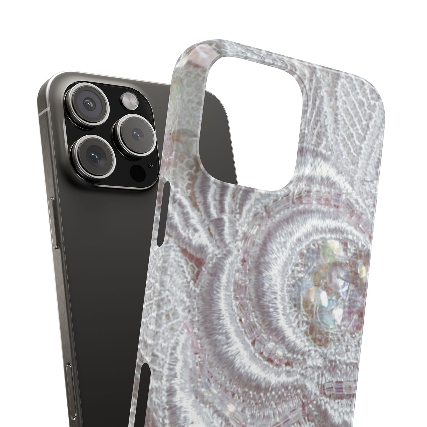 Slim Phone Case – Lace Veil