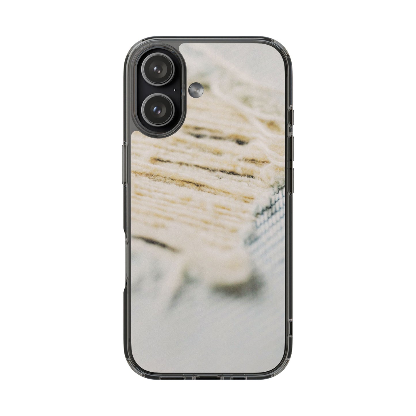 Clear Phone Case – Woven Warmth