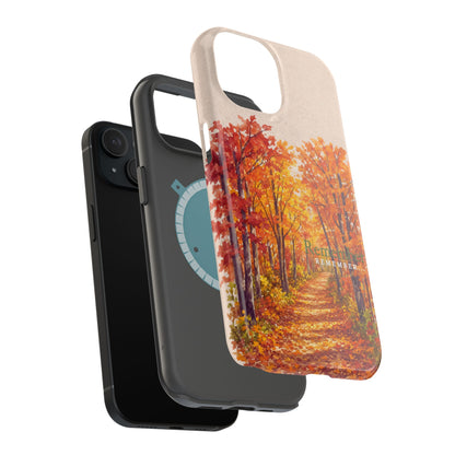 Wireless-Charging Compatible Case – Autumn Remembered – Compatible with iPhone 13–17 & Samsung Galaxy S25–S26 Series