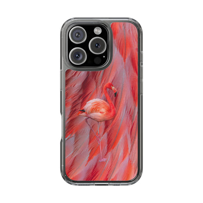 Clear Phone Case – Scarlet Plume