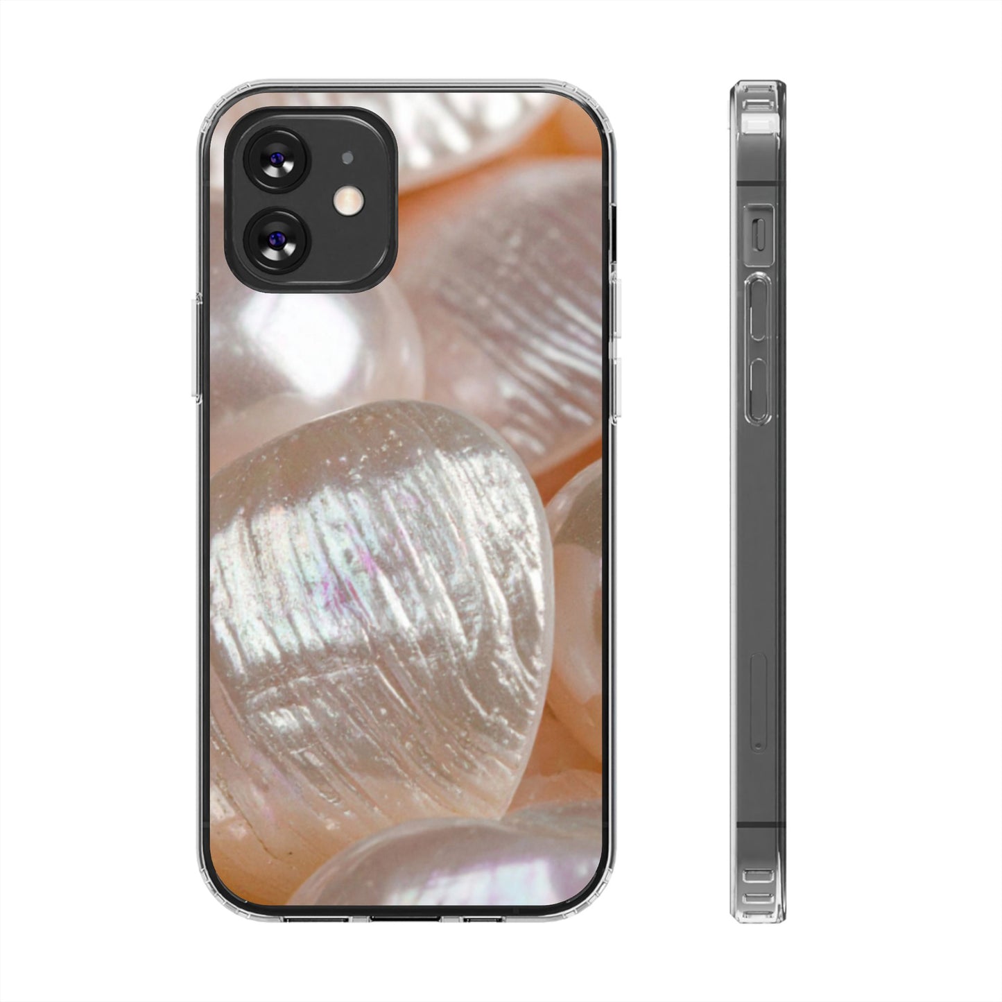Clear Magnetic Phone Case – Blush Pearl