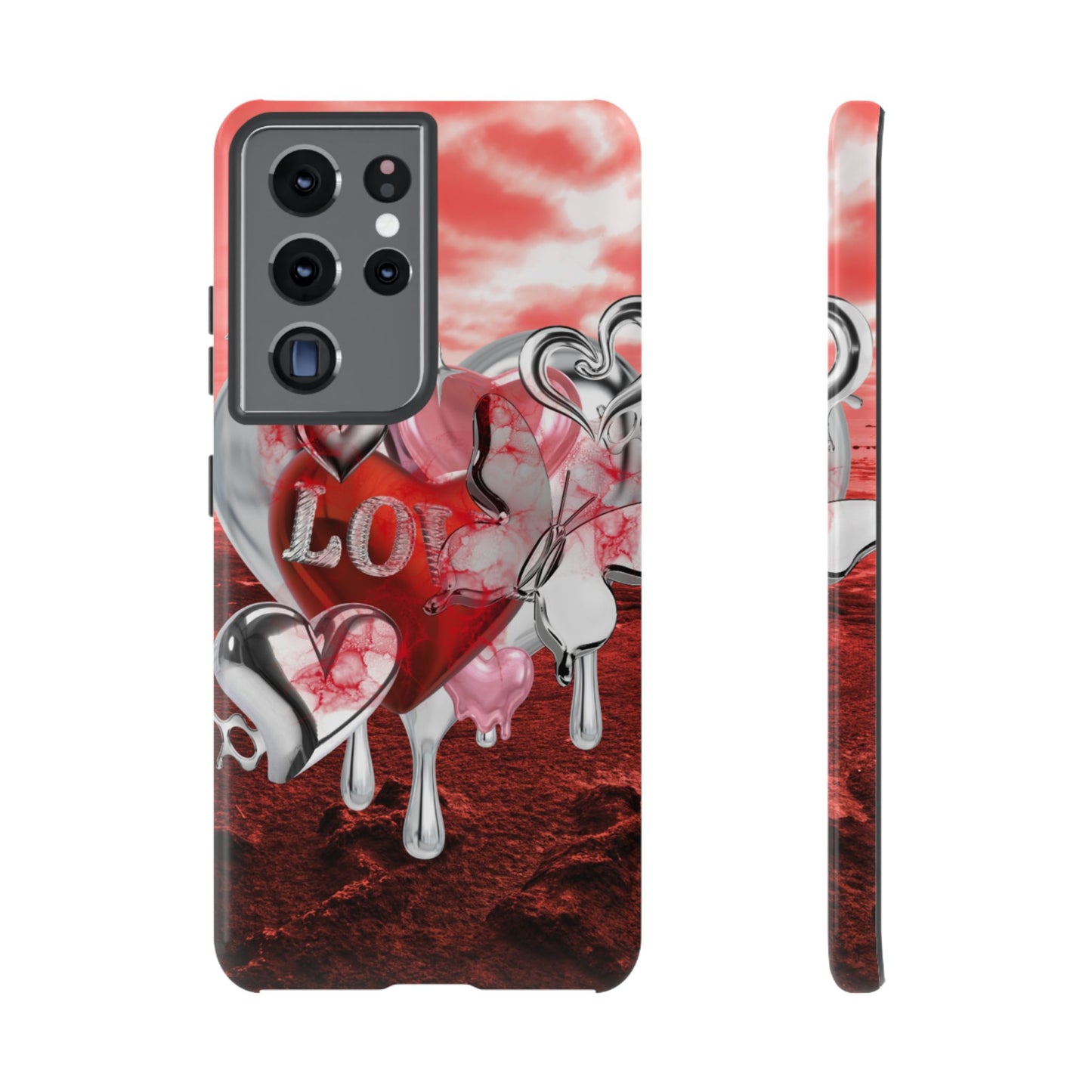 Protective Phone Case – Chrome Love