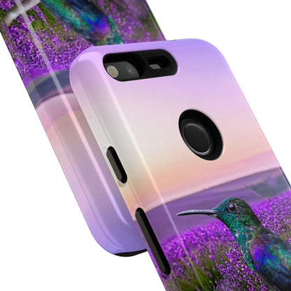 Protective Phone Case – Hummingbird Reverie