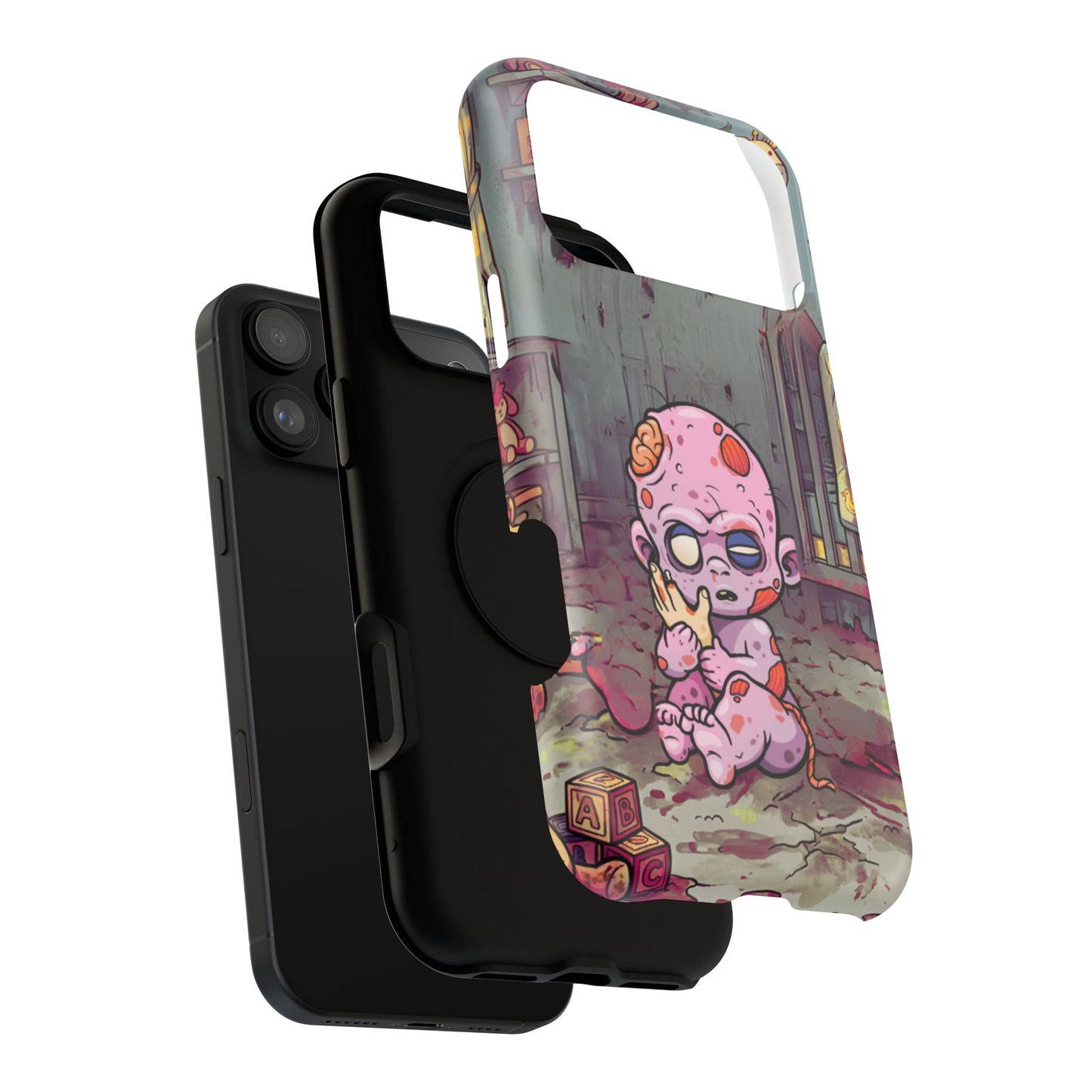 Zombie Baby Phone Case — Cute Creepy Impact-Resistant iPhone Case