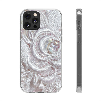 Clear Phone Case – Lace Veil