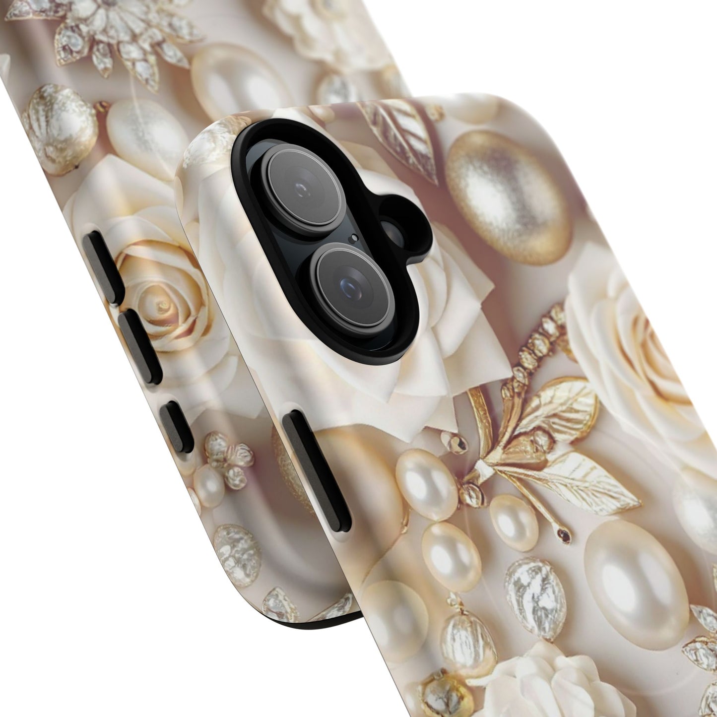Protective Magnetic Phone Case – Ivory Opulence