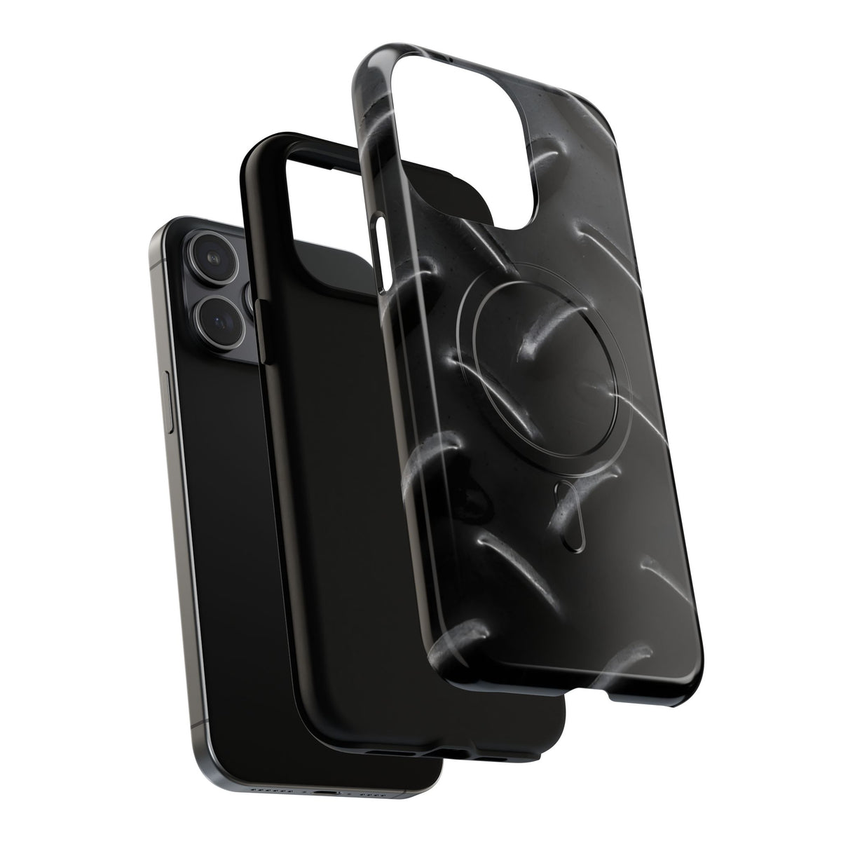 Protective Magnetic Phone Case – Blackout Plate