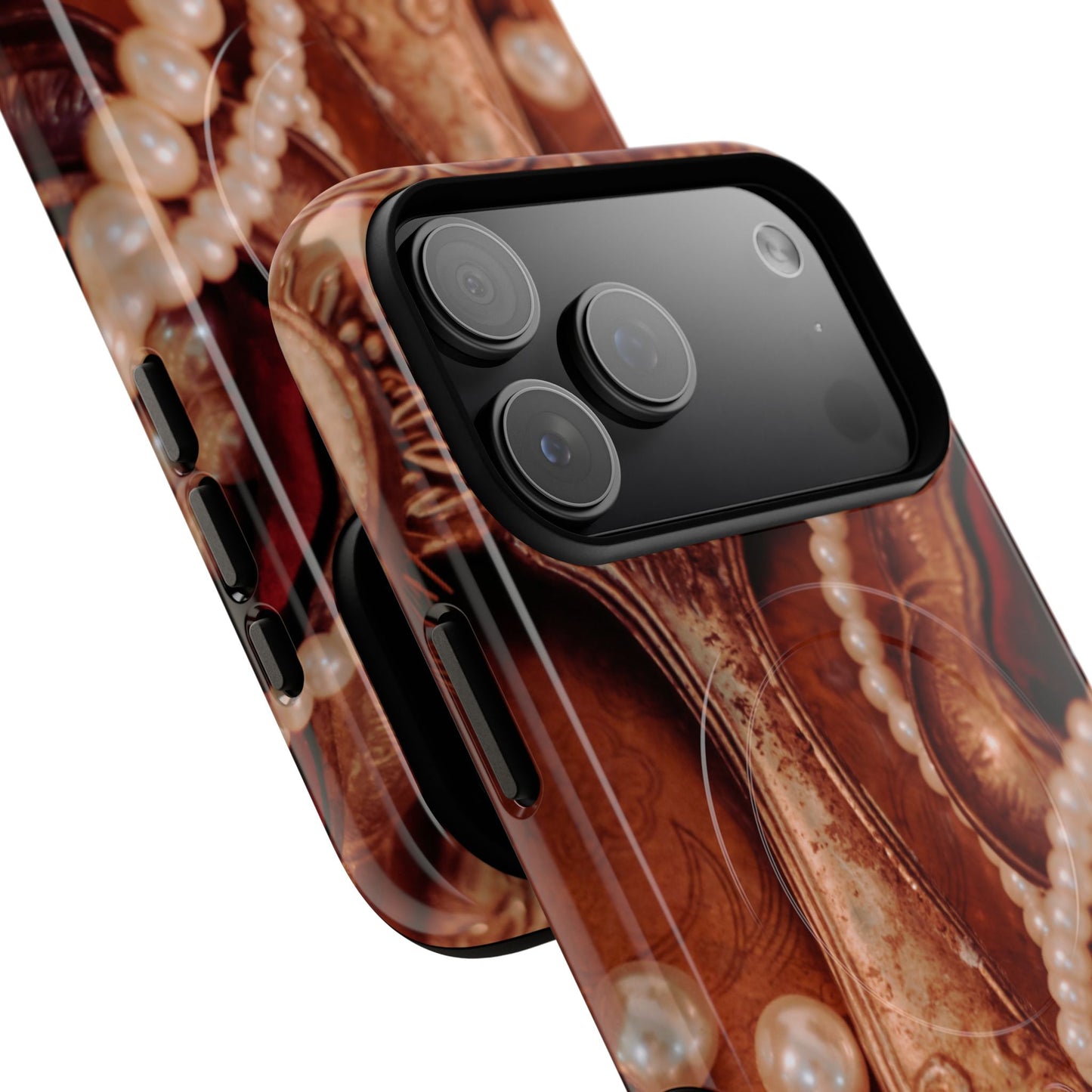 Protective Magnetic Phone Case – Bronze Vanity