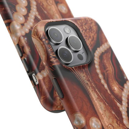 Impact-Resistant Phone Case – Bronze Vanity