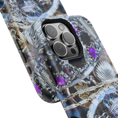 Impact-Resistant Phone Case – Chrome Jewel