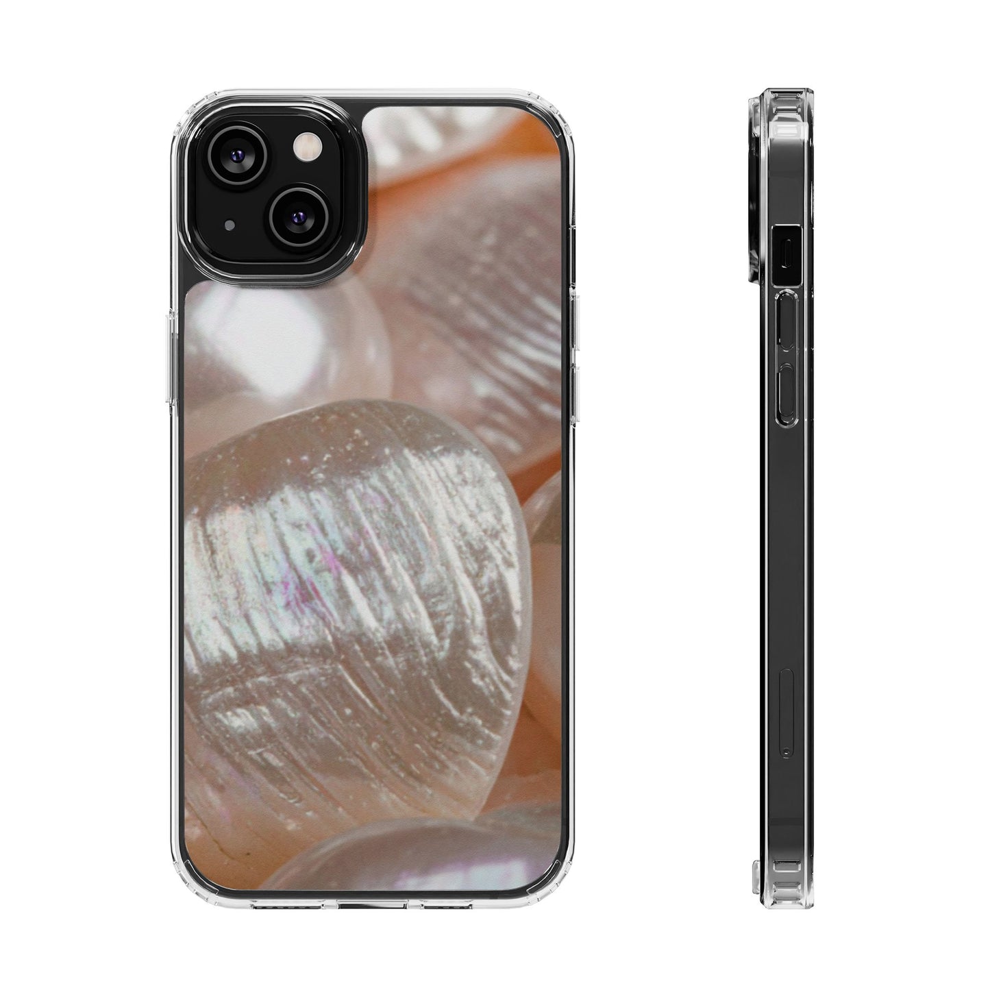 Clear Magnetic Phone Case – Blush Pearl