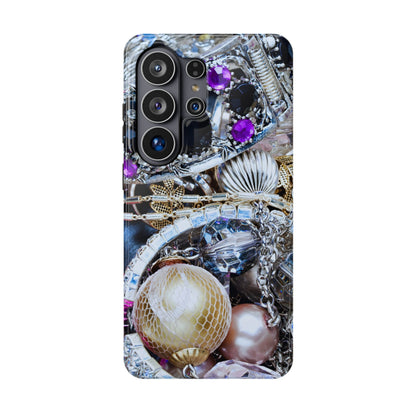 Impact-Resistant Phone Case – Chrome Jewel