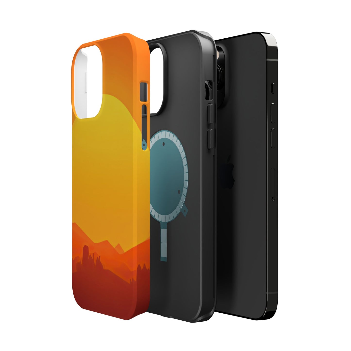 Wireless-Charging Compatible Case – Desert Sunrise