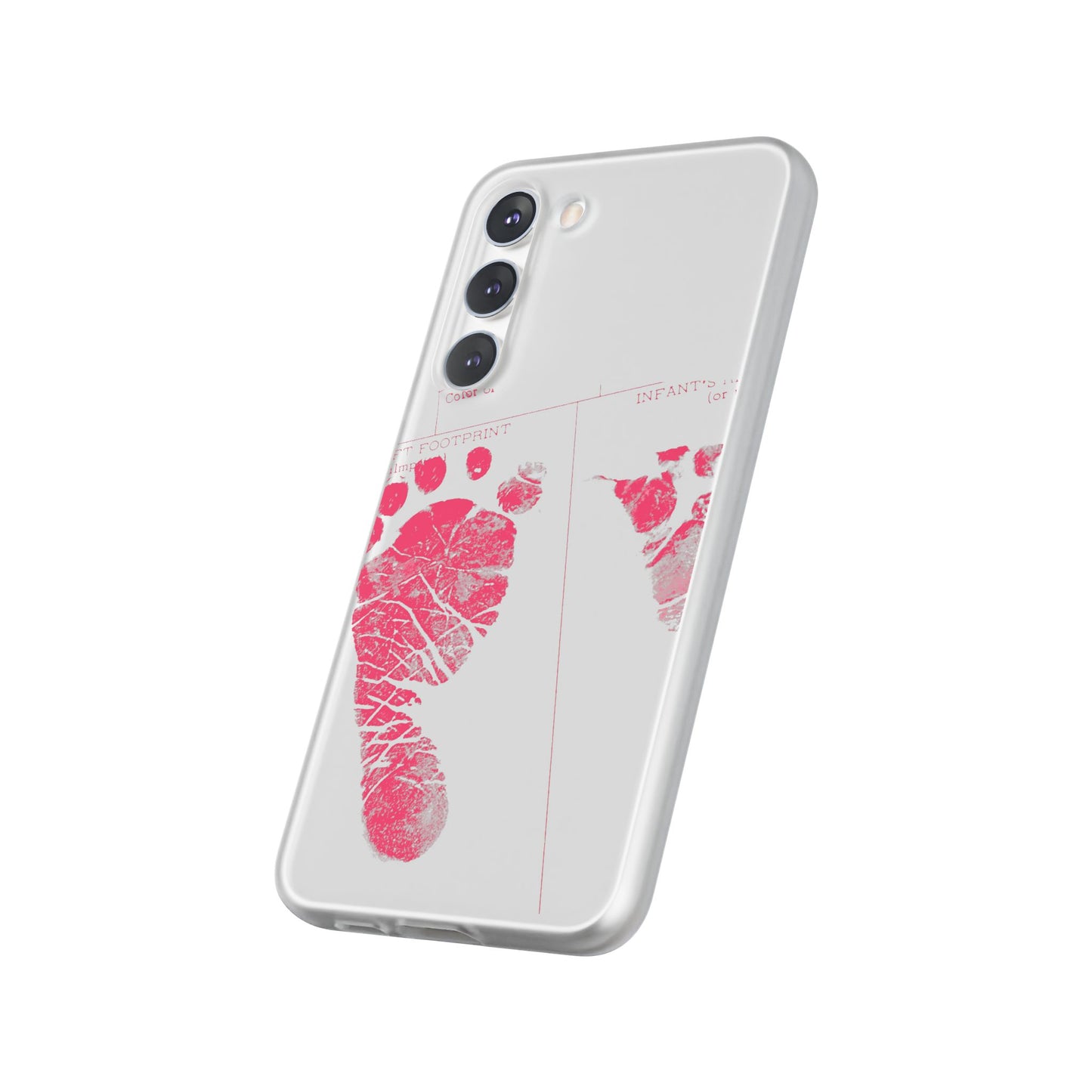 Flexi Case – Mom’s Little Pink Footprints