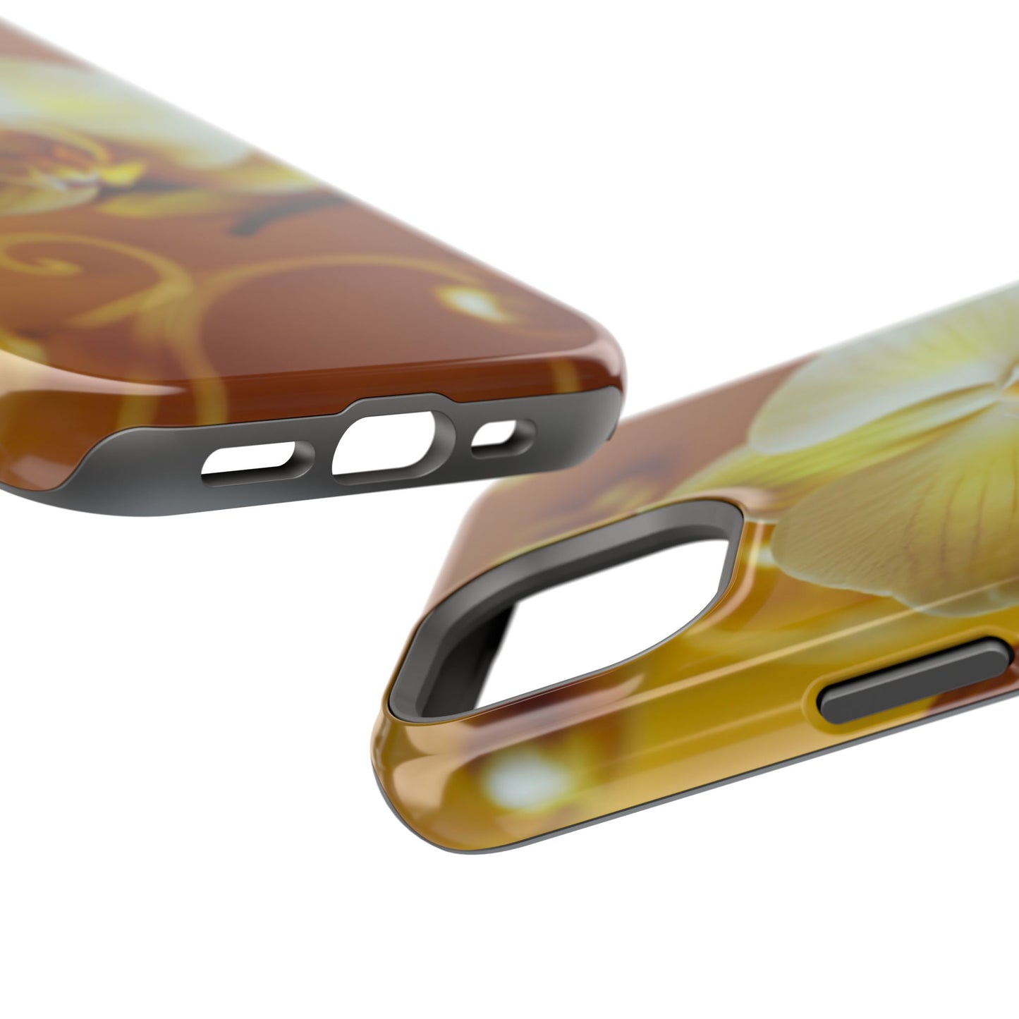 Protective Phone Case – Amber Orchid