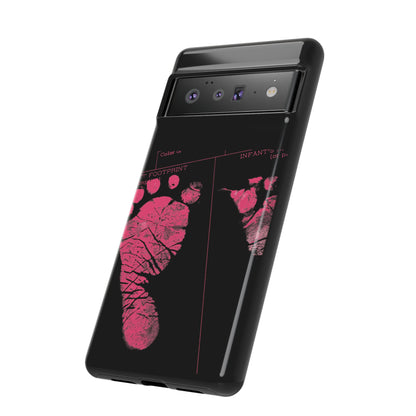 Protective Phone Case – Mom’s Little Pink Footprints