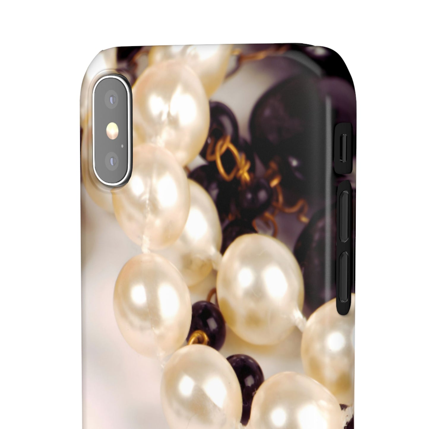 Snap Phone Case – Noir Pearl