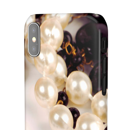 Snap Phone Case – Noir Pearl
